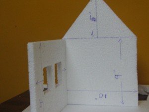 How To Make House With Chart Paper