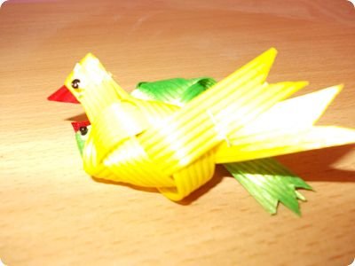 Make a Bird or Parrot using Mat Tape/Fish Tape!